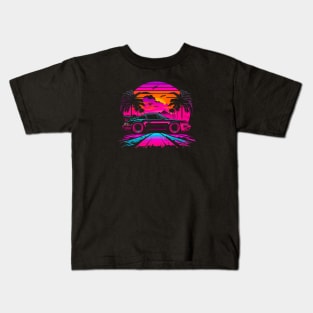 Neon Porsche Design Kids T-Shirt